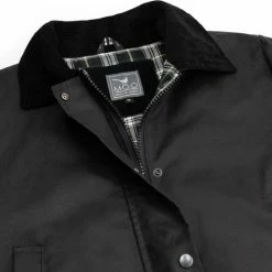 MGO Leisure Wear MGO Waxjas Leeds Dames - 100% Gewaxt Katoen - Winddicht En Waterdicht - Zwart - Maat XL 11 MGO Leisure Wear MGO Waxjas Leeds Dames - 100% Gewaxt Katoen - Winddicht En Waterdicht - Zwart - Maat XL -Dameskleding Verkoop 550x514 1