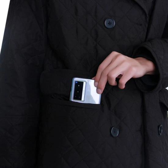 Rainfamily - Regenjas Dames - Model Angle - Maat XL - Zwart 7 Rainfamily - Regenjas Dames - Model Angle - Maat XL - Zwart - Afbeelding 7