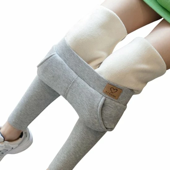 Merkloos Fleece Legging - Winter Legging - Thermo Legging - Legging Met Zakken - Thermo Kleding Dames - Thermo Legging Dames - Warme Legging - Gevoerde Legging - Dames Winter - Legging & Shapewear Dames | Licht Grijs | Maat M 3 Merkloos Fleece Legging - Winter Legging - Thermo Legging - Legging Met Zakken - Thermo Kleding Dames - Thermo Legging Dames - Warme Legging - Gevoerde Legging - Dames Winter - Legging & Shapewear Dames | Licht Grijs | Maat M - Afbeelding 3