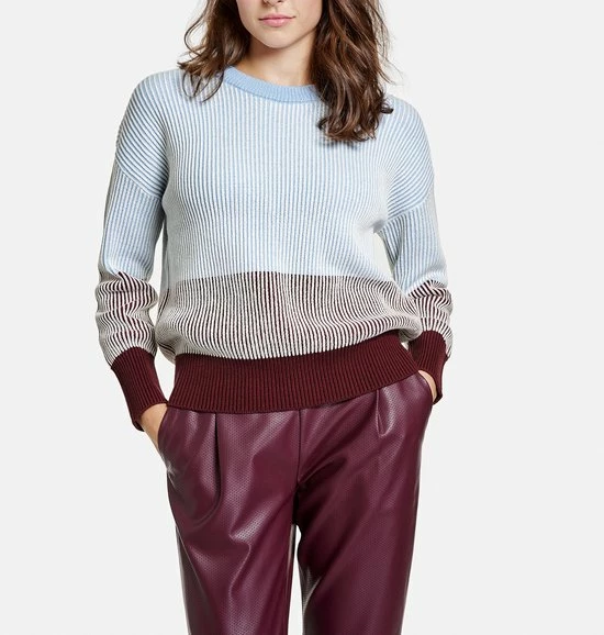 TAIFUN Dames Trui Met Colour Blocks 5 TAIFUN Dames Trui Met Colour Blocks - Afbeelding 5