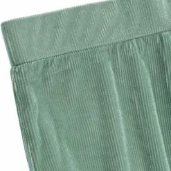 La Pèra Groene Rib Flair Broek Fluweel Vrouwen Flared Pants Dames - Maat M -Dameskleding Verkoop 550x583