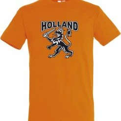 Vundy T-shirt Holland Leeuw | Oranje Holland Shirt | WK 2022 Voetbal | Nederlands Elftal Supporter | Oranje | Maat XXL