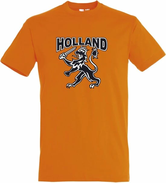 Vundy T-shirt Holland Leeuw | Oranje Holland Shirt | WK 2022 Voetbal | Nederlands Elftal Supporter | Oranje | Maat XXL 1 Vundy T-shirt Holland Leeuw | Oranje Holland Shirt | WK 2022 Voetbal | Nederlands Elftal Supporter | Oranje | Maat XXL