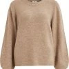 OBJECT OBJEVE NONSIA L/S KNIT PULLOVER NOOS Dames Trui - Maat L
