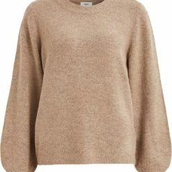OBJECT OBJEVE NONSIA L/S KNIT PULLOVER NOOS Dames Trui - Maat L