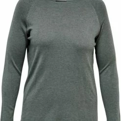ONLY CARMAKOMA CARLADY L/S PULLOVER NCA KNT Dames Trui - Maat M-46/48