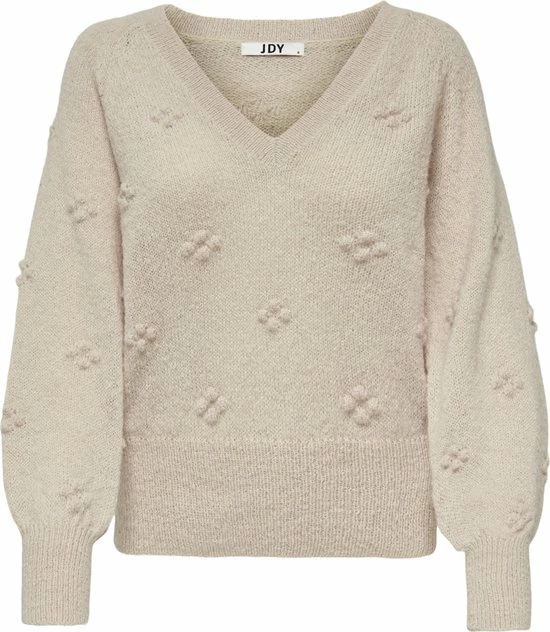 JDY JDYSIGRID LIFE L/S V-NECK DOT PULL. KNT Dames Trui - Maat L 1 JDY JDYSIGRID LIFE L/S V-NECK DOT PULL. KNT Dames Trui - Maat L