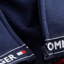 Tommy Hilfiger Dames Authentic Hoodie - Sweatvest Met Capuchon - Middeldik - Donkerblauw - Maat: M -Dameskleding Verkoop 550x635 3