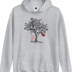 Gildan Hoodie Sweater | Taylor Swift | All Too Well | Red | Muziek | Merchandise | Merch - Maat S - Trui - Kleding - Grijs - Unisex - Katoen - Polyester - Capuchon - Lange Mouw - Steekzakken