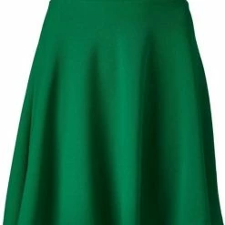 Merkloos Dames Korte A-lijn Rok Groen | Maat XL