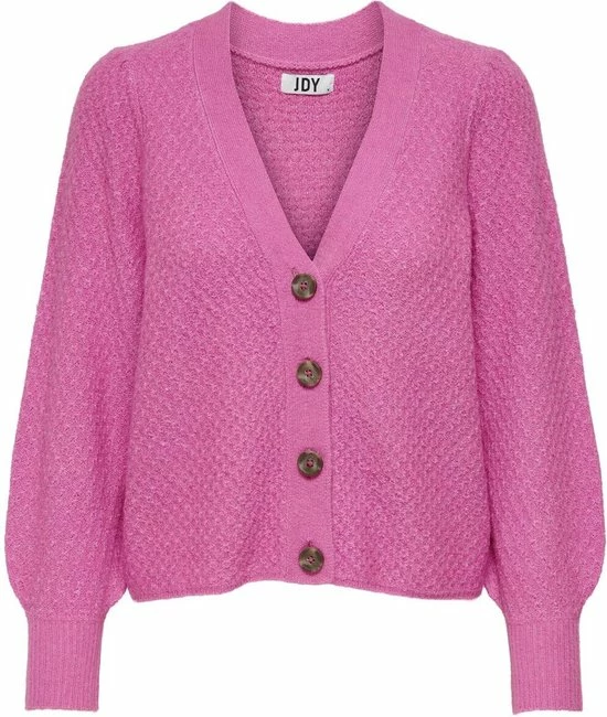 Jacqueline De Yong Vest Jdydrea Soba L/s Puff Cardigan Knt 15277501 Cyclaman/melange Dames Maat - M 1 Jacqueline De Yong Vest Jdydrea Soba L/s Puff Cardigan Knt 15277501 Cyclaman/melange Dames Maat - M