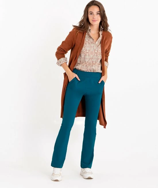 Blauwe Broek/Pantalon Van Je M'appelle - Dames - Travelstof - Maat 2XL - 7 Maten Beschikbaar 11 Blauwe Broek/Pantalon Van Je M'appelle - Dames - Travelstof - Maat 2XL - 7 Maten Beschikbaar - Afbeelding 11