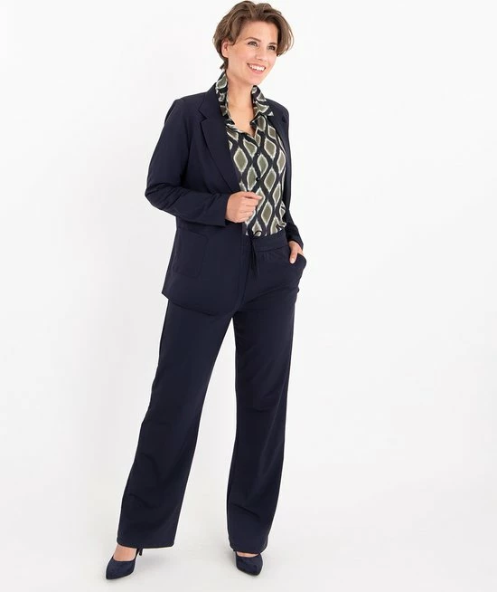 Blauwe Blouse Van Je M'appelle - Dames - Maat 2XL - 3 Maten Beschikbaar 10 Blauwe Blouse Van Je M'appelle - Dames - Maat 2XL - 3 Maten Beschikbaar - Afbeelding 10