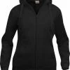 Clique Basic Hoody Full Zip Ds Zwart L