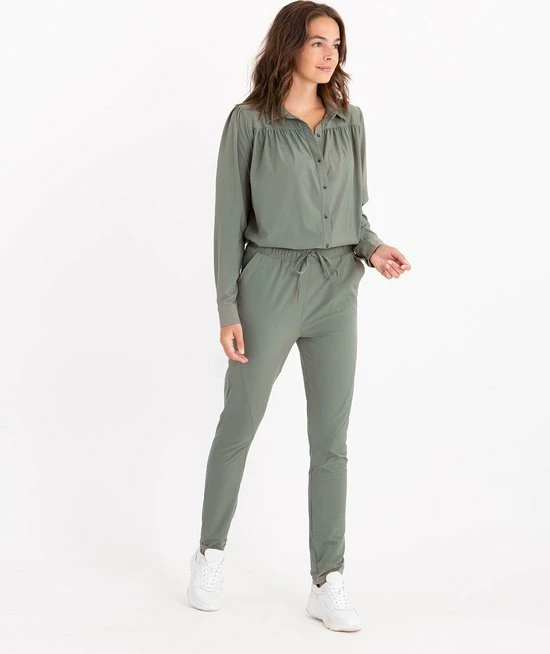 Groene Blouse Van Je M'appelle - Dames - Travelstof - Maat S - 5 Maten Beschikbaar 6 Groene Blouse Van Je M'appelle - Dames - Travelstof - Maat S - 5 Maten Beschikbaar - Afbeelding 6