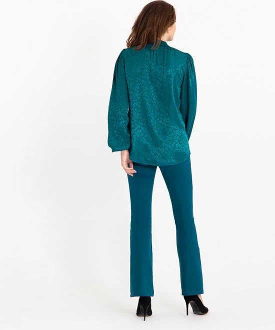 Blauwe Broek/Pantalon Van Je M'appelle - Dames - Travelstof - Maat 2XL - 7 Maten Beschikbaar 8 Blauwe Broek/Pantalon Van Je M'appelle - Dames - Travelstof - Maat 2XL - 7 Maten Beschikbaar - Afbeelding 8