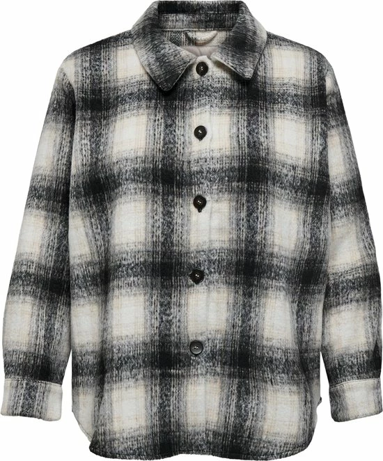 ONLY CARMAKOMA CARLOU CHECK JACKET OTW Dames Jas - Maat L-50/52 1 ONLY CARMAKOMA CARLOU CHECK JACKET OTW Dames Jas - Maat L-50/52