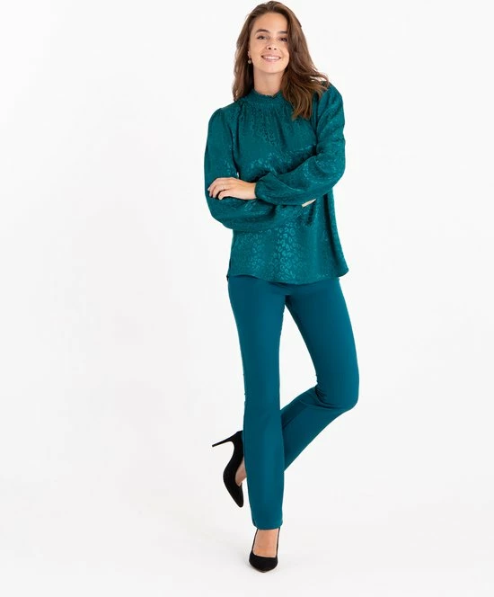 Blauwe Broek/Pantalon Van Je M'appelle - Dames - Travelstof - Maat 2XL - 7 Maten Beschikbaar 7 Blauwe Broek/Pantalon Van Je M'appelle - Dames - Travelstof - Maat 2XL - 7 Maten Beschikbaar - Afbeelding 7