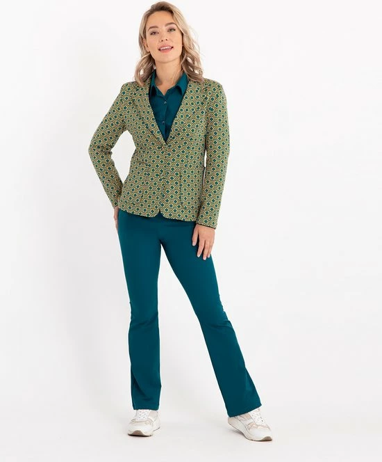 Blauwe Broek/Pantalon Van Je M'appelle - Dames - Travelstof - Maat 2XL - 7 Maten Beschikbaar 13 Blauwe Broek/Pantalon Van Je M'appelle - Dames - Travelstof - Maat 2XL - 7 Maten Beschikbaar - Afbeelding 13