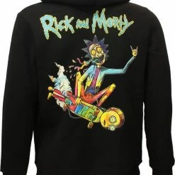 POPMERCH Rick & Morty Acid Rick Hoodie Trui Sweater Zwart - Officiële Merchandise -Dameskleding Verkoop 550x664