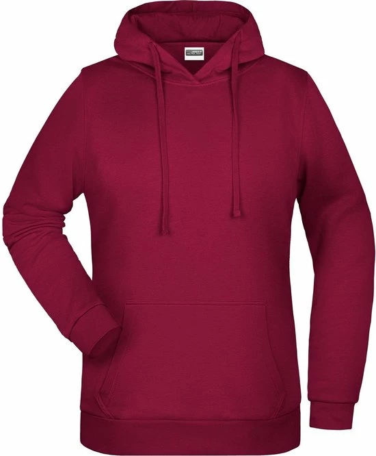 James & Nicholson James And Nicholson Vrouwen/dames Basic Hoodie (Wijn) 1 James & Nicholson James And Nicholson Vrouwen/dames Basic Hoodie (Wijn)
