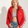 Superdry Dames Hooded Spirit Taped Puffer