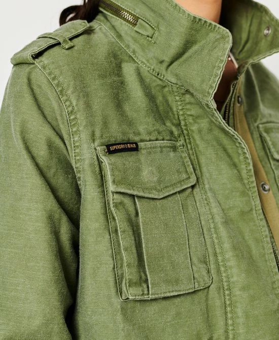 Superdry VINTAGE M65 JACKET Dames Jas - Maat 10 2 Superdry VINTAGE M65 JACKET Dames Jas - Maat 10 - Afbeelding 2