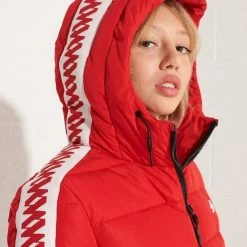 Superdry Dames Hooded Spirit Taped Puffer -Dameskleding Verkoop 550x670 22