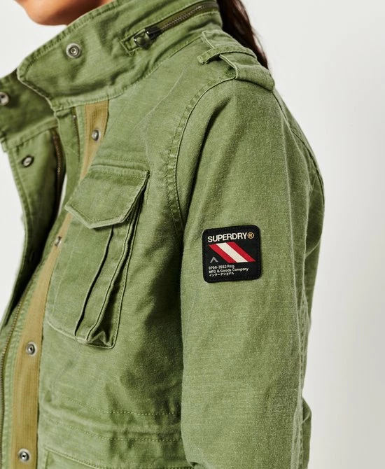 Superdry VINTAGE M65 JACKET Dames Jas - Maat 10 3 Superdry VINTAGE M65 JACKET Dames Jas - Maat 10 - Afbeelding 3