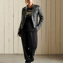 Superdry Dames Tshirt Boho Vintage Logo Met Glitter - Maat XS