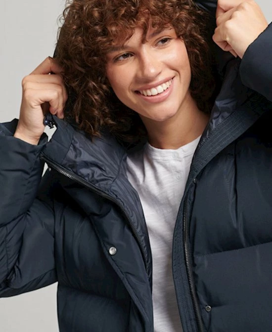 Superdry Maxi Hooded Jas Vrouwen - Maat 42 8 Superdry Maxi Hooded Jas Vrouwen - Maat 42 - Afbeelding 8