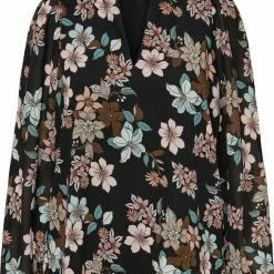 ONLY ONLSTAR L/S V-NECK TOP PTM Dames T-shirts - Maat M