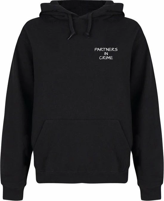 Merkloos PARTNERS IN CRIME Couple Hoodies Zwart (UNISEX - Maat L) | Matching Hoodies | Koppel Hoodies 1 Merkloos PARTNERS IN CRIME Couple Hoodies Zwart (UNISEX - Maat L) | Matching Hoodies | Koppel Hoodies