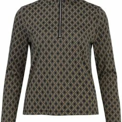 Object Blouse Objanasofia L/s Top 123 23040176 Sky Captain /jacquard Dames Maat - XL