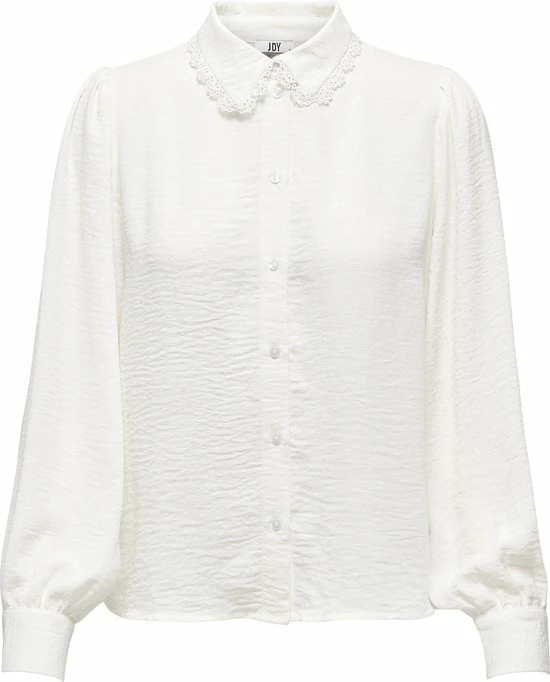 Jacqueline De Yong Blouse Jdyqueen L/s Collar Shirt Wvn 15270684 Cloud Dancer Dames Maat - XS 1 Jacqueline De Yong Blouse Jdyqueen L/s Collar Shirt Wvn 15270684 Cloud Dancer Dames Maat - XS