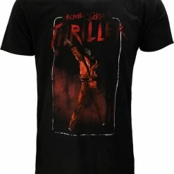 POPMERCH Michael Jackson Thriller White Red Suit T-Shirt - Officiële Merchandise