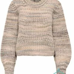 Only Trui Onlcarma L/s Pullover Cc Knt 15259443 Humus/w Earth Dames Maat - M -Dameskleding Verkoop 550x687 12