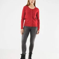 Mexx Dames Round Neck Vest SUSAN Rood 5 Mexx Dames Round Neck Vest SUSAN Rood -Dameskleding Verkoop 550x687 14