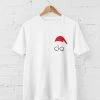 Feel Free Design Harry Potter Christmas T-Shirt | Christmas | Movie | 100% Organisch Katoen | Wit | Maat L