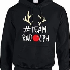 Gildan Hoodie Sweater | Team Rudolph Kersttrui | Maat XL