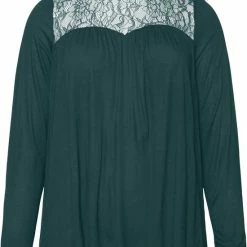Vero Moda Curve VMOLIVIA 3/4 SLEEVE BLOUSE - S CURVE Dames T-shirt - Maat L-48/50