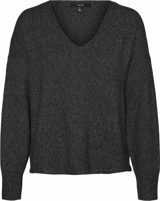 Vero Moda Trui Vmdoffy Ls V-neck Blouse Ga Noos 10252090 Black Dames Maat - L 8 Vero Moda Trui Vmdoffy Ls V-neck Blouse Ga Noos 10252090 Black Dames Maat - L - Afbeelding 8