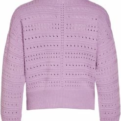 Object Trui Objemma L/s Knit Pullover 119 23038238 Orchid Bloom Dames Maat - M -Dameskleding Verkoop 550x693 7
