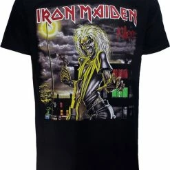 POPMERCH Iron Maiden Killers Album Cover Band T-Shirt - Officiële Merchandise
