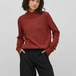 VILA VIRIL CREWNECK L/S KNIT TOP - NOOS Dames Trui - Maat XXL