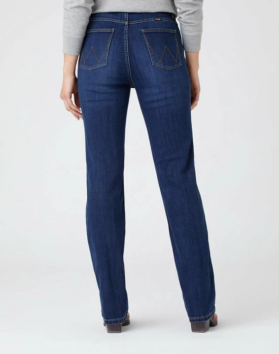 Wrangler HIGH RISE STRAIGHT STOCKTON Womens JEANS Maat 31 X 34 4 Wrangler HIGH RISE STRAIGHT STOCKTON Womens JEANS Maat 31 X 34 - Afbeelding 4