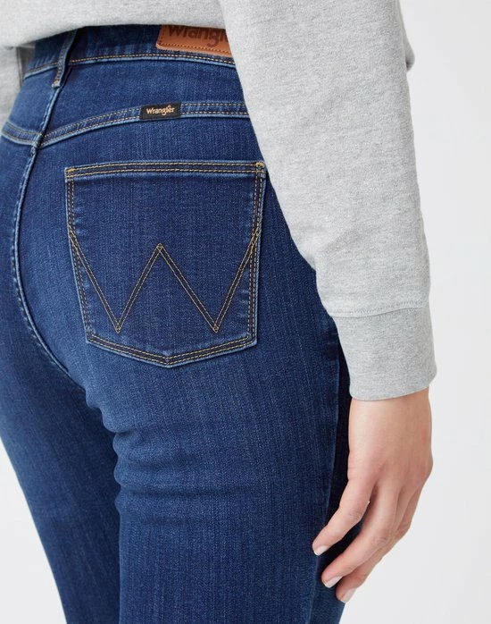 Wrangler HIGH RISE STRAIGHT STOCKTON Womens JEANS Maat 31 X 34 5 Wrangler HIGH RISE STRAIGHT STOCKTON Womens JEANS Maat 31 X 34 - Afbeelding 5