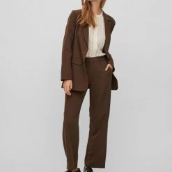 VILA VIKAMMAS HW TAILORED PANT Dames Broek Demitasse - Maat 40 15 VILA VIKAMMAS HW TAILORED PANT Dames Broek Demitasse - Maat 40 -Dameskleding Verkoop 550x700 10