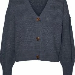 VERO MODA VMLEA LS V-NECK CUFF CARDIGAN NOOS Dames Vest - Maat L