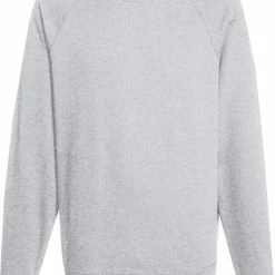 Fruit Of The Loom Sweater Raglan Sweat Ronde Hals Licht Grijs Maat XL